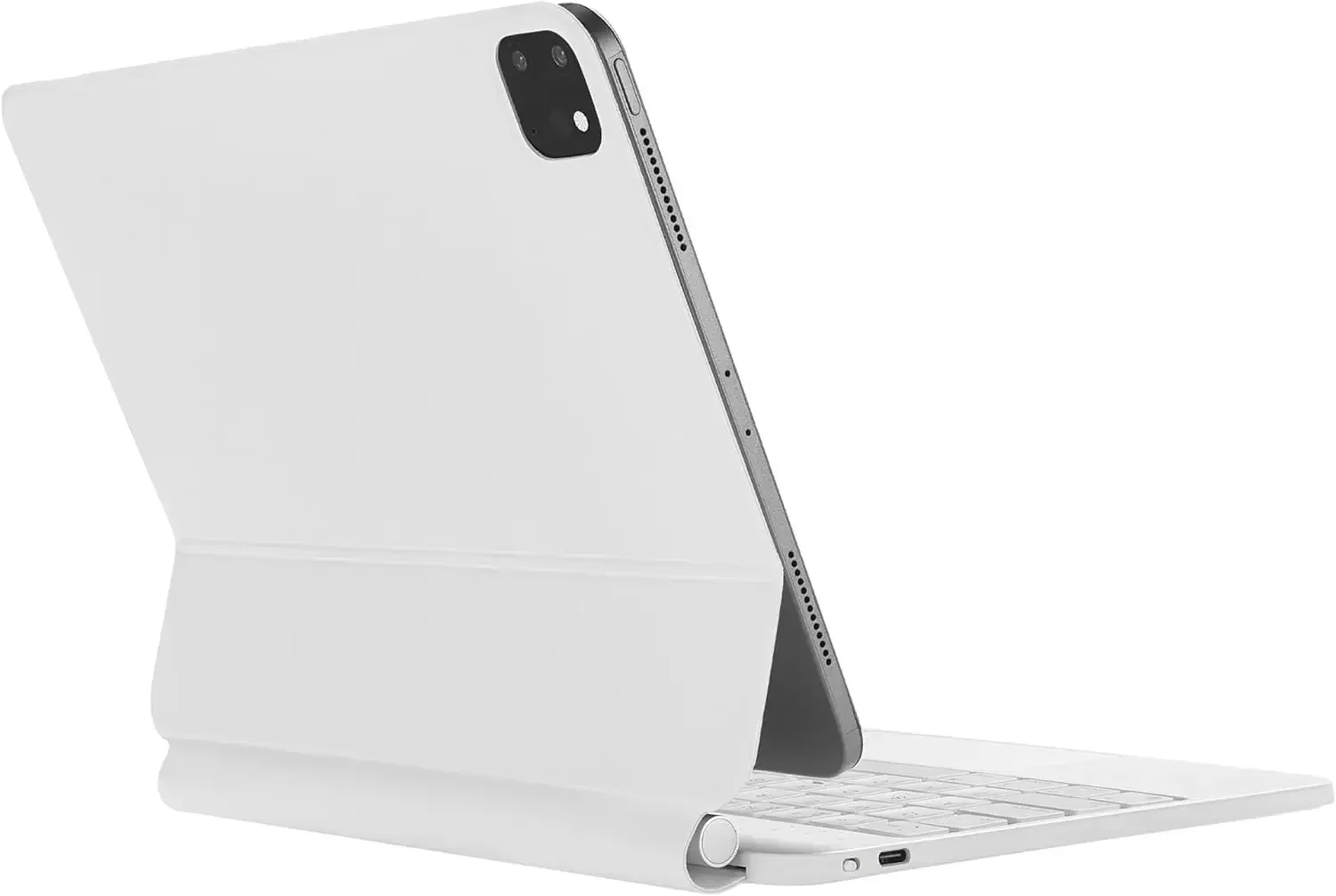 Air 13 Inch Case Keyboard (M3/M2, 2025/2024) &iPad Pro 12.9 inch (3/4/5/6th Gen) Magic Keyboard, Easy-Set Floating Cantilever St