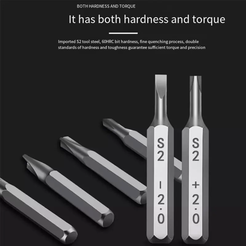 ABUI-JAKEMY 1Set Precision Screwdriver Set, S2 Alloy Steel, Magnetic Tips, JM-8175