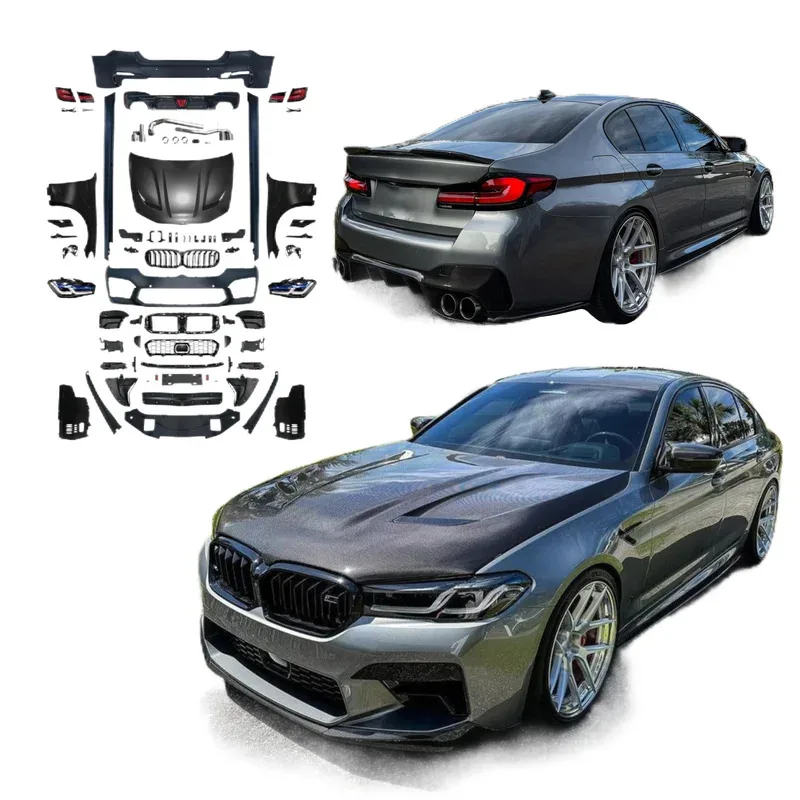 

Factory Directly Sale Kit for 5 Series F10 2010-2016 to G30 F90 CS Original Quality Hood Bumper Grille Facelift LED Lights