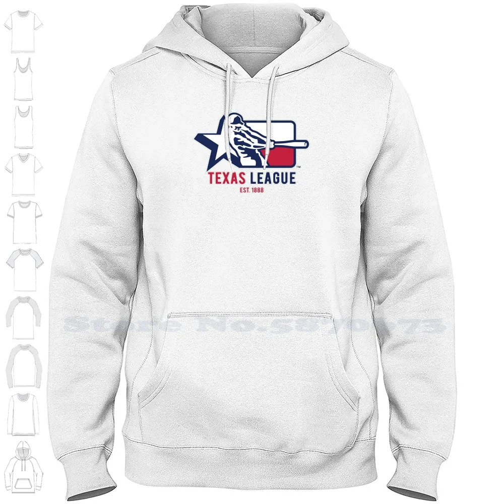 Texas League logo Casual Clothing Sweatshirt Printed Logo 100% Cotton Hoodie