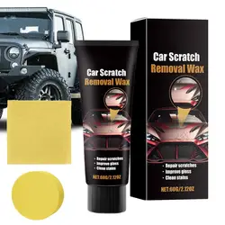 Car Scratch Removal Wax Car Scratch Swirl Remover Repair Paste Rubbing Compound Car Care Kit Towel & Sponge Included Eliminates