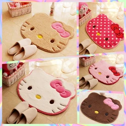 Kawaii Sanrio Hello Kitty Tapijt Anime Slaapkamer Bathromm Tapijt Waterabsorptie Anti Slip Vloermat Deurmat Huisdecor Meisje Cadeau