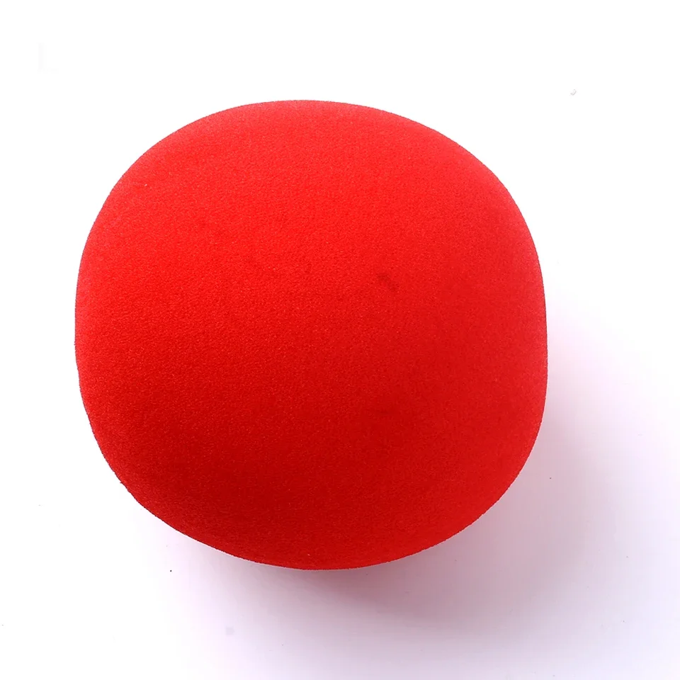 1pc 10cm Red Sponge Ball for Stage Magic Trick Excellent Elasticity Soft Ball Street Close Up Magic Magicians Prop Accessory