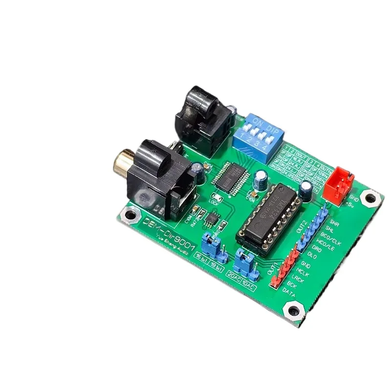 

Цифровая приемная плата DIR9001, цифровая плата оптоволоконного коаксиального ввода, декодирование PCM56 PCM58!