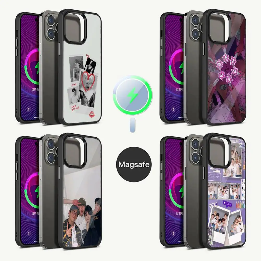 

A- Astro Kpop Music Phone Case For iPhone 16,15,14,13,12,11,Pro,Max,Plus,Mini,Magsafe,Magnetic Wireless Charging Case