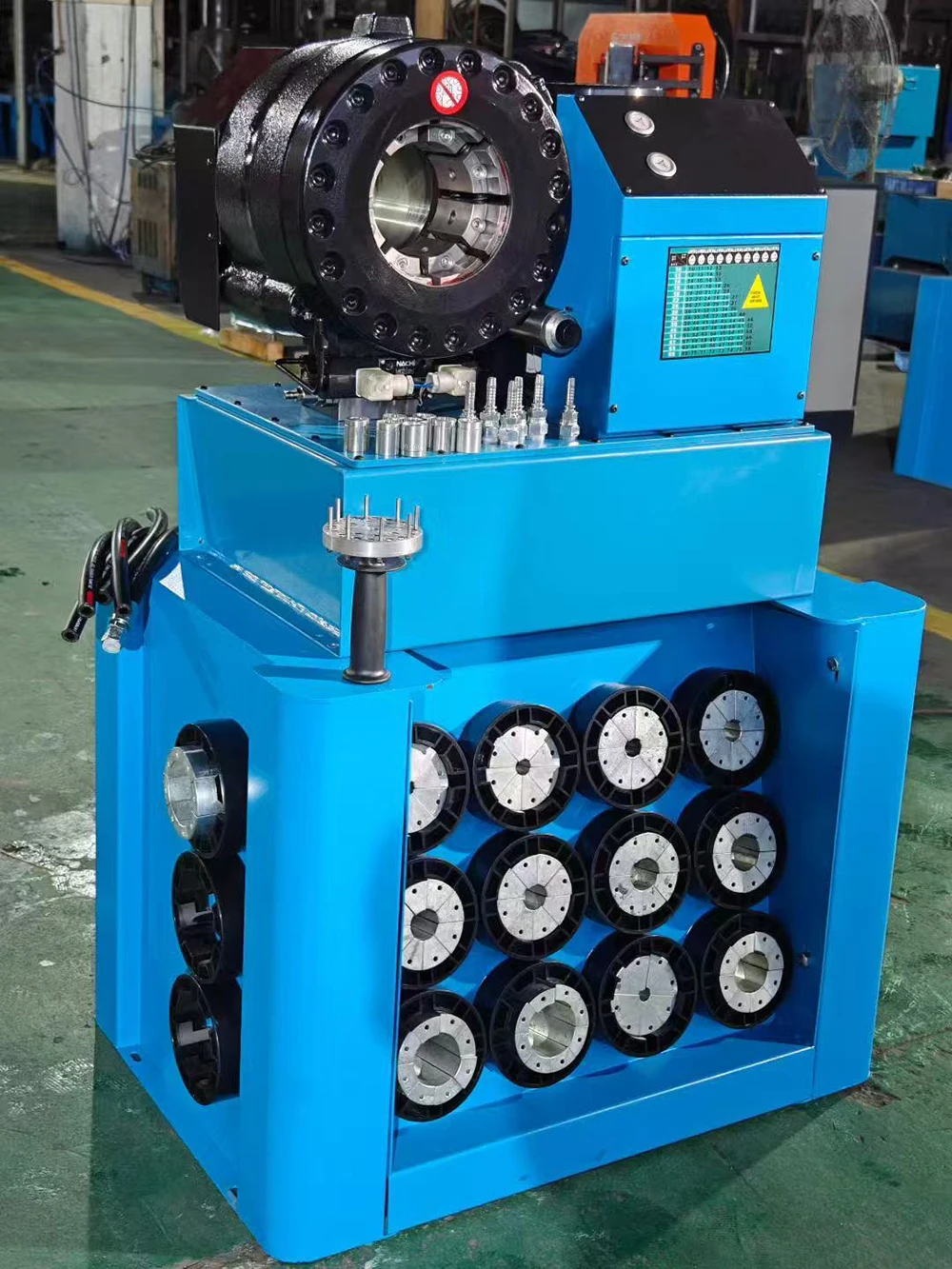 

Original Factory BNTP32 2 inch 6WS 4KW 50L hydraulic hose crimper with 13 sets of molds