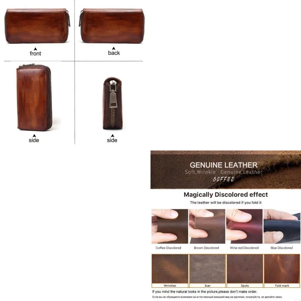 

Genuine Leather Watch Cowhides 2/4 Slots Watches Case Portable Jewelry Accessory Storage Bags Boxes Ornament