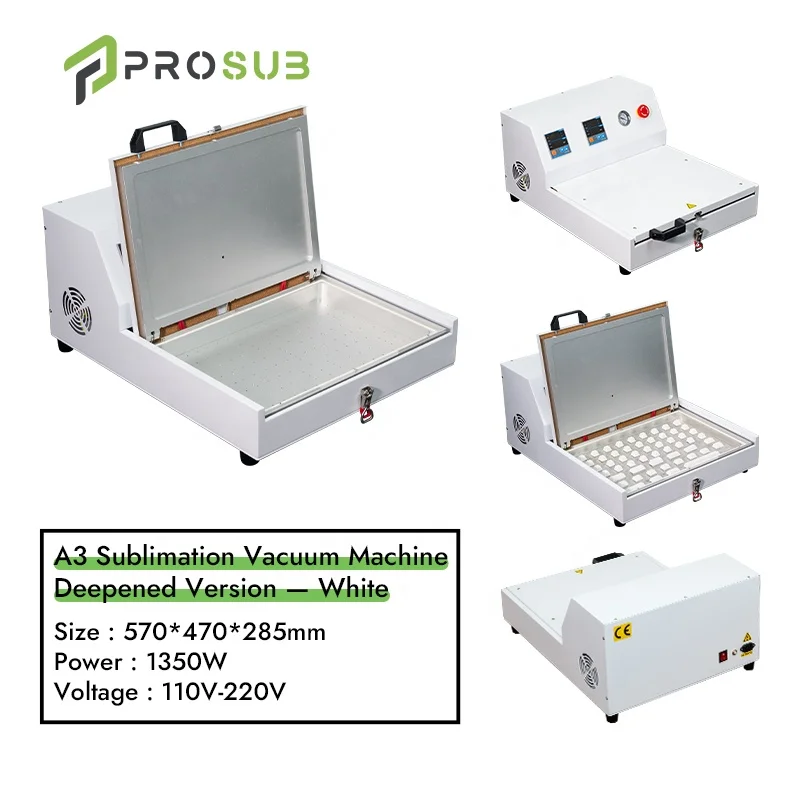 Prosub Factory Wholesale Keycaps Heat Transfer Printing Machine for A3 Film Print Keycap Making Dye Sublimation Vacuum Machine
