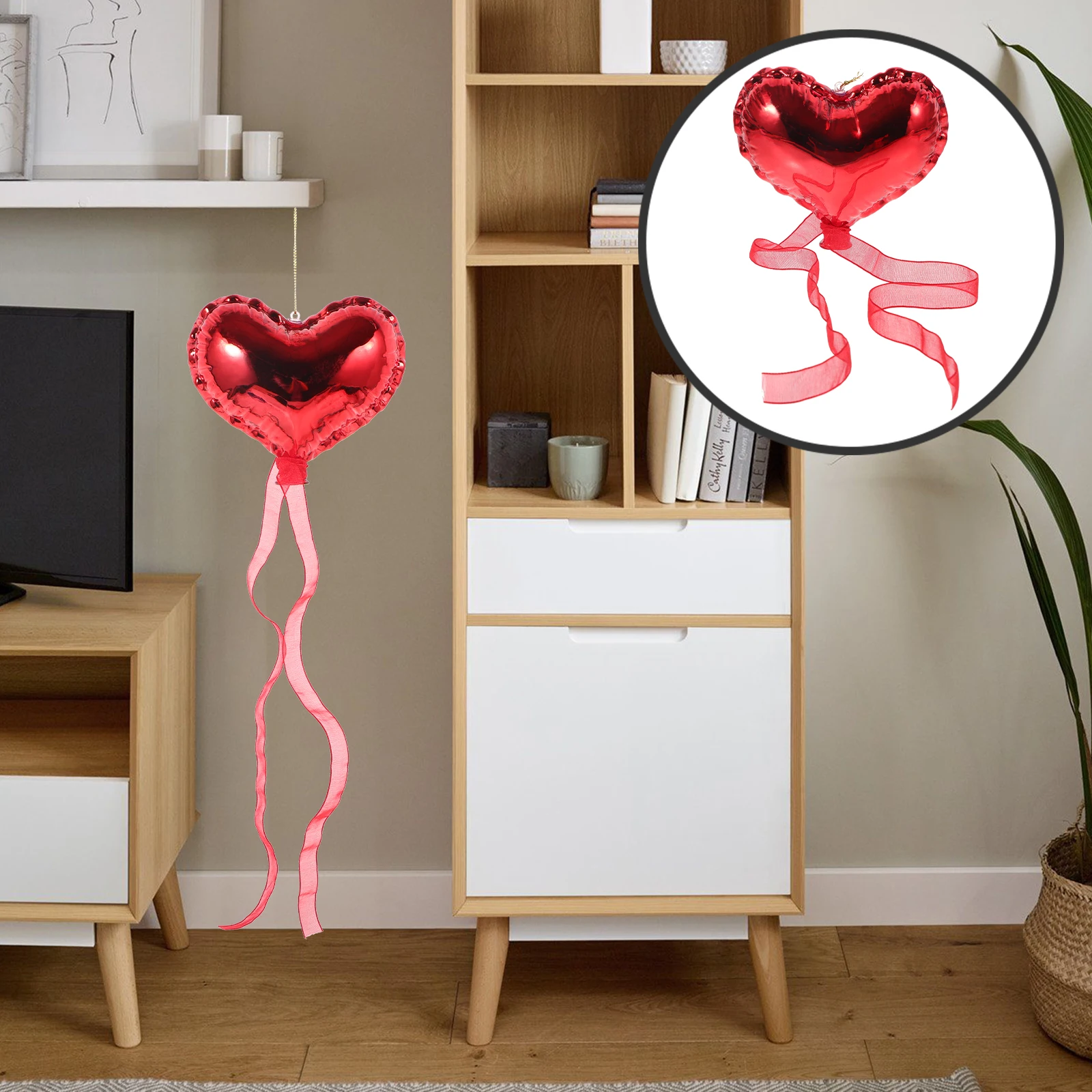 

Heart Shaped Acrylic Pendant Red Pink Lip Gifts Wedding Party Decor Valentine Day Hanging nament Home Decorations