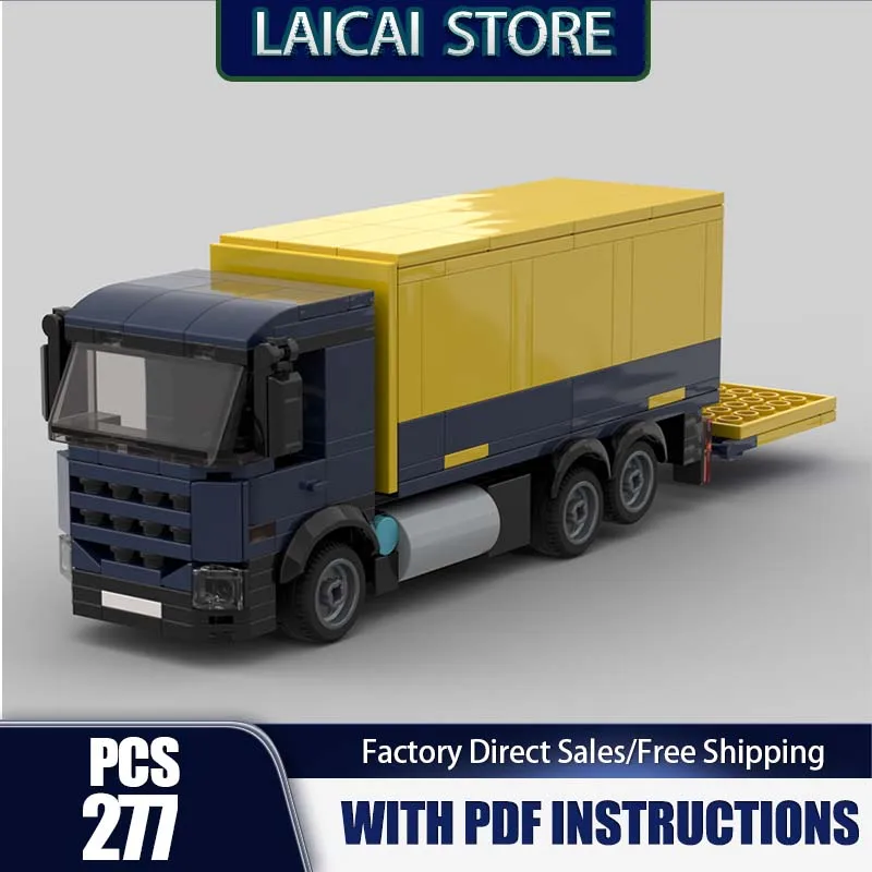City Cars Truck Model Moc Building Bricks Truck 2-in-1 Model Technology Modular Blocks Gifts Christmas Toys DlY Sets Assembly