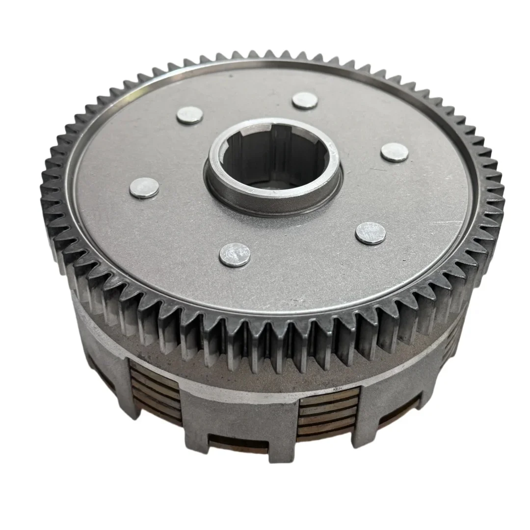Original genuine motorcycle engine 6-pillar 6-plate 70-tooth clutch assembly suitable for Bashan Zongshen LifanLoncin CB150  200