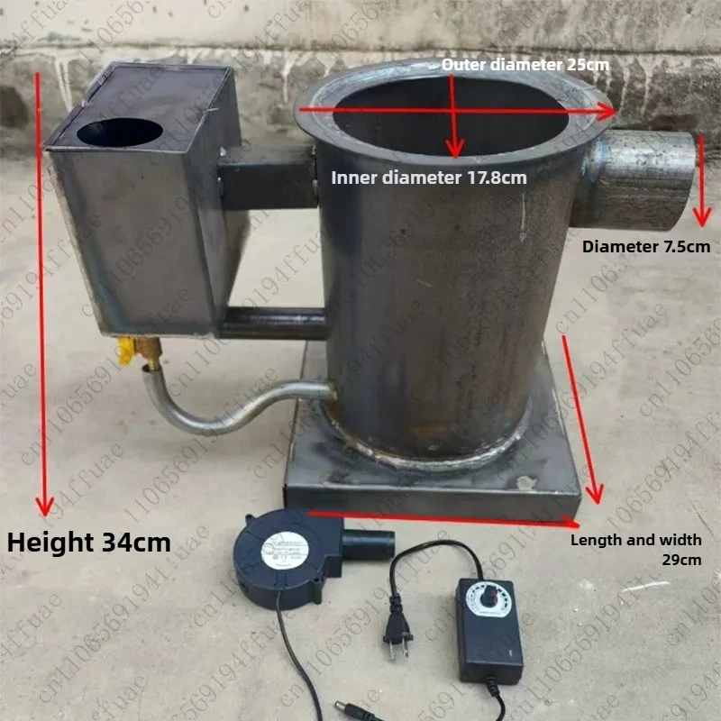موقد زيت محرك النفايات، الموقد، موقد تسخين الدفيئة للخضروات، تربية بدون دخان بدرجة حرارة عالية والاستخدام المنزلي