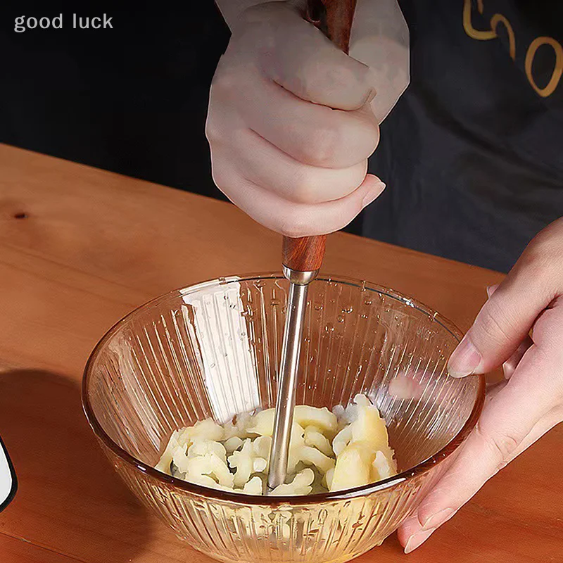 Trituradores de patatas de acero inoxidable, triturador de arroz, puré, patata dulce púrpura, rallador de calabaza, herramientas, trituradora, accesorios de cocina