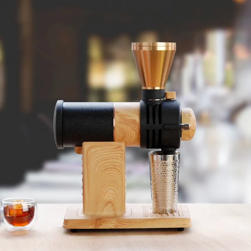 variable speed version electric bean grinder slow grinding ghost tooth small steel cannon coffee bean grinder