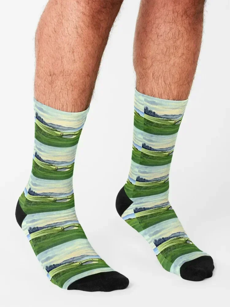 Chaussettes Pebble Beach 9th Hole pour hommes et femmes, nouveautés, anti-ald