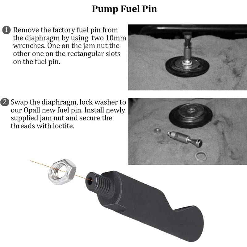 TM (4 Pcs/Set) Pump Fuel Pin & 3200 RPM Governor Spring Kit for 1988-1993 Dodge Cummins 5.9L VE Injection Pumps