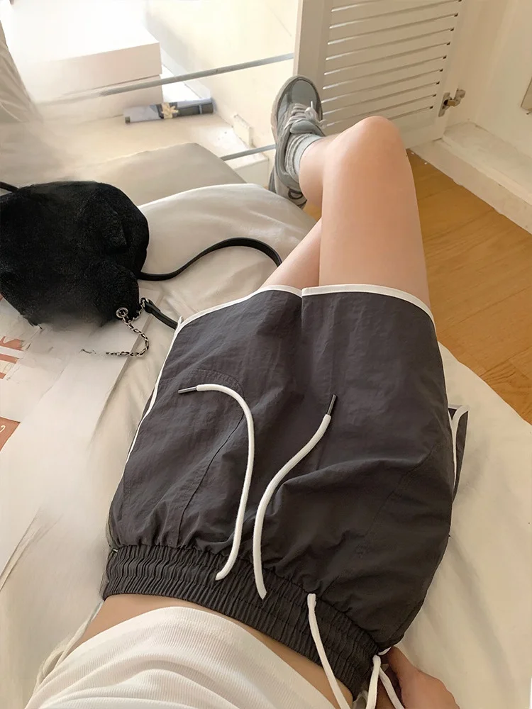 

Spicy Piled Cabbage Color Blo ort Skirt Women's Summer New Sle Small Size Elastic Waist f Body Slimming Hot Girl