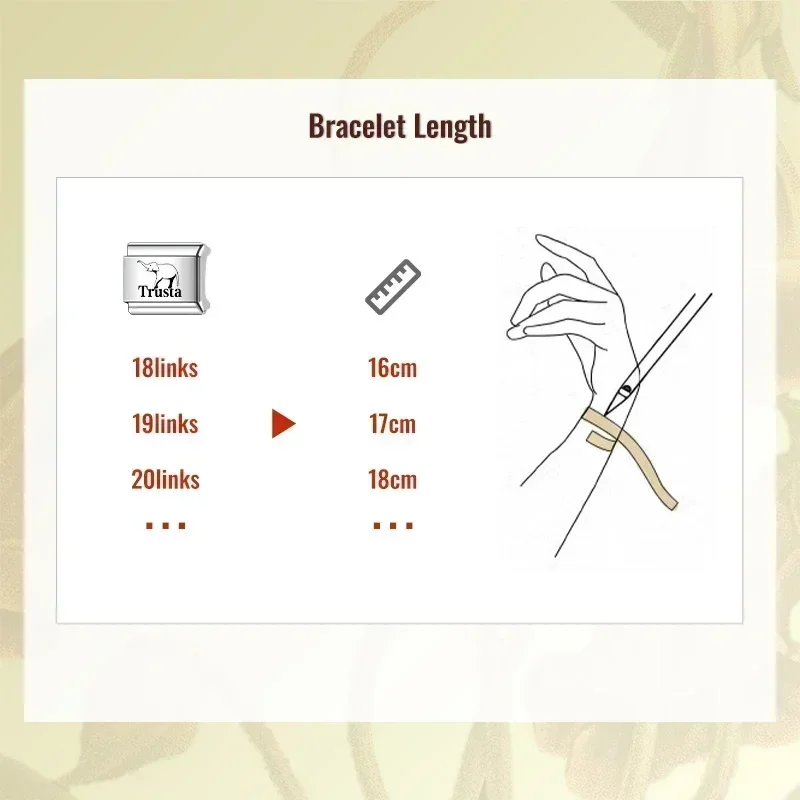 Trusta 2025 جديد رسالة النحل سحر الروابط الخرز صالح 9 مللي متر سوار الفولاذ المقاوم للصدأ لتقوم بها بنفسك المجوهرات بالجملة N404