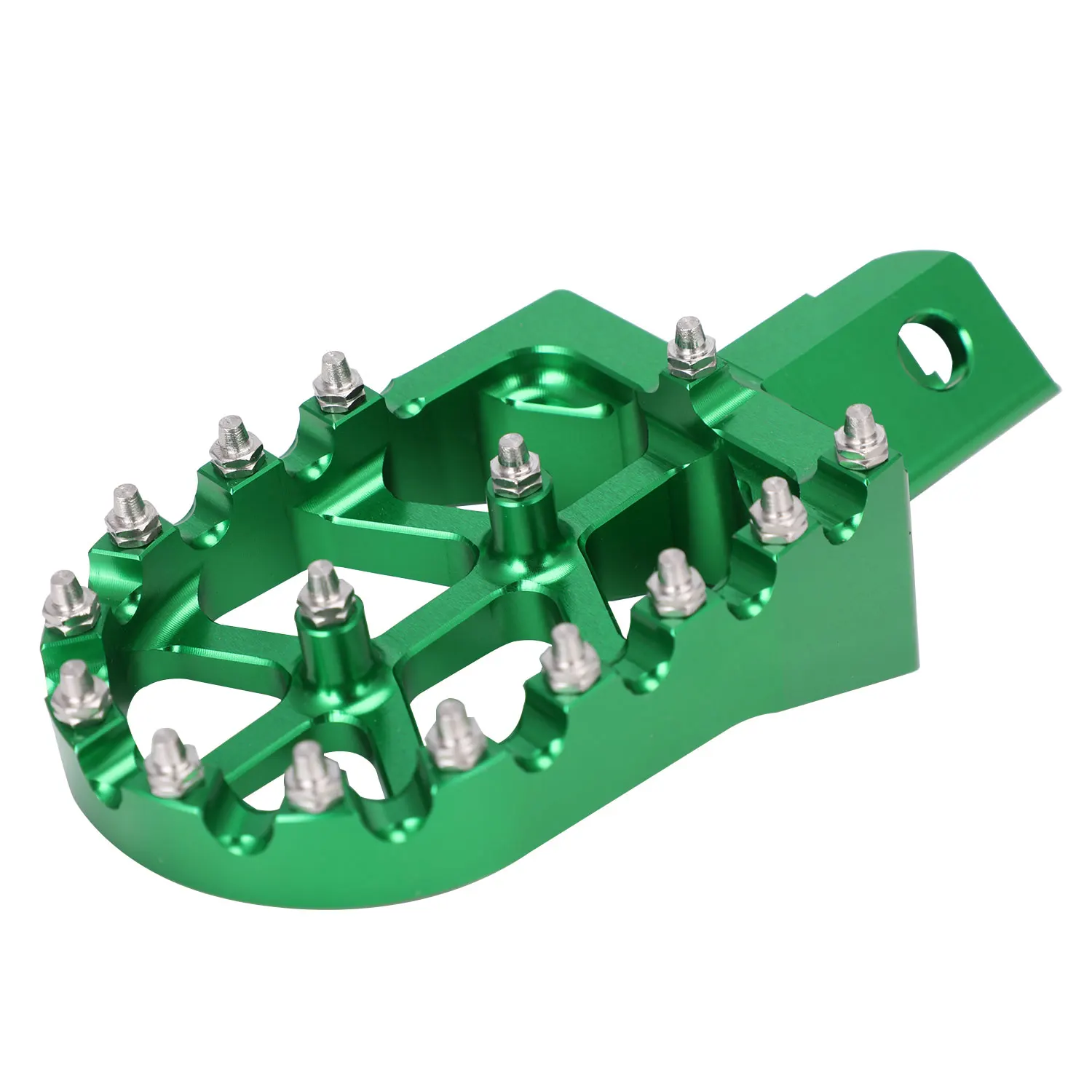 دراجة نارية عالمية Footpeg مسند القدمين الملونة الألومنيوم باستخدام الحاسب الآلي لهوندا CRF XR 50 70 110 M2R SDG DHZ SSR دراجة الطرق غير الممهدة الترابية الصغيرة #4