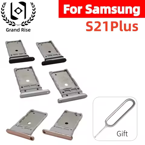 Sim Card Tray Slot For Samsung Galaxy S21 S21Fe S21Ultra S21Plus Phone SIM Micro SD Card Chip Drawer Holder
