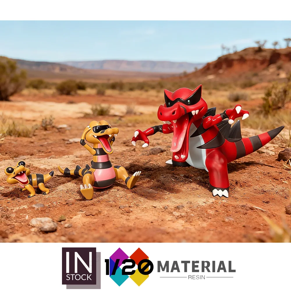 [В наличии] World Resin Scale [AQUA] — Sandile & Krokorok & Krookodile [Split RE-MENT]