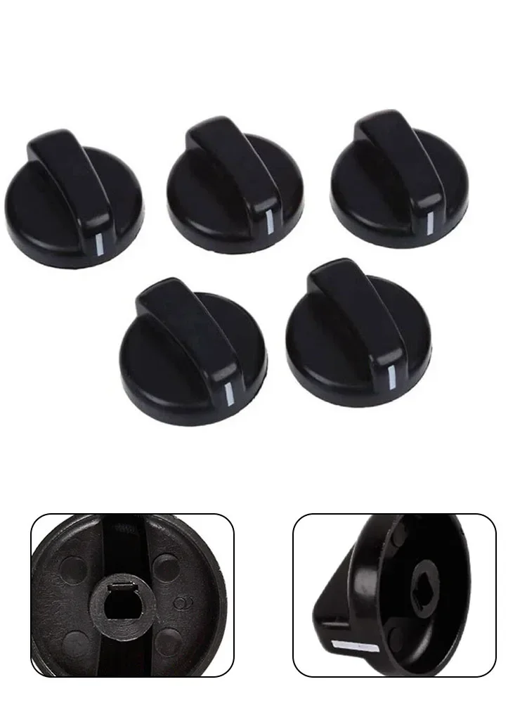 5PCS Replacement Stove Knob Switch Gas Stove Knob Stove Repair Kitchen Cooker Gas Stove Cooktop Control Gas Stove Accessories