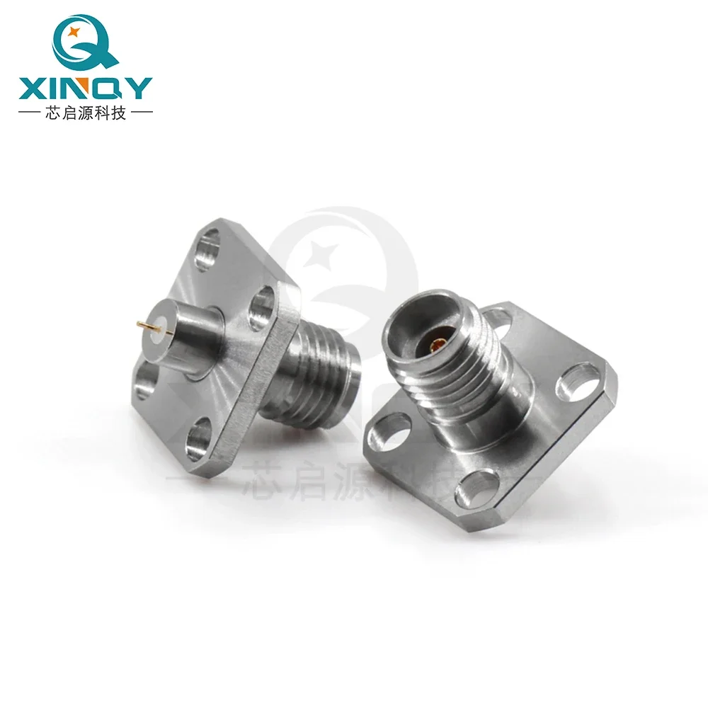 

Millimeter Wave Connector 2.92-KFD Metal Through Wall 40G Cavity Four Hole Panel Fixed Joint