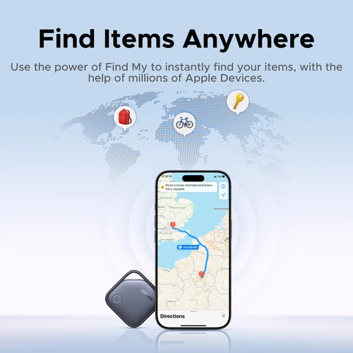 Imagen 2 del producto UGREEN Smart Tag Bluetooth Tracker, buscador de llaves Localizador de artículos SmartTag Batería de hasta 2 años para iPhone Apple Find My (solo IOS)