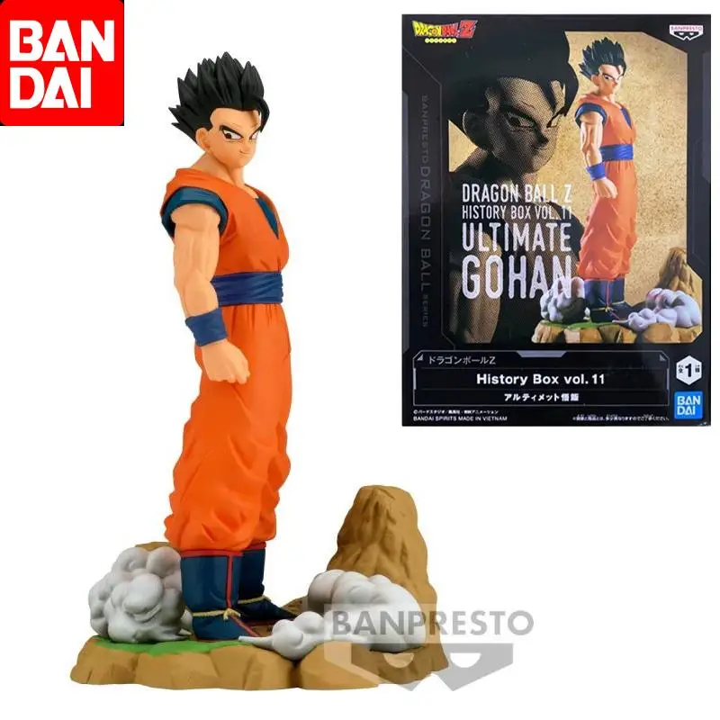 

Bandai Original DRAGON BALL Z History Box 11 Son Gohan Anime Action Figure Toys For Boys Girls Kids Children Birthday Gifts