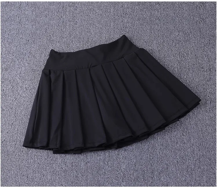 Schnell trocknende, plissierte Tennisröcke für Damen mit mittlerer Taille, niedliche sportliche Workout-Laufsport-Golf-Skorts – Detail 21