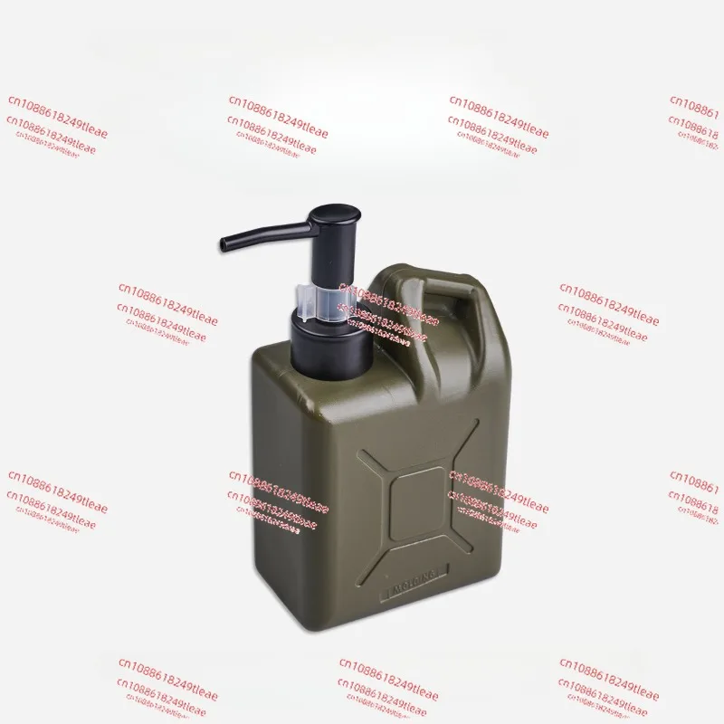 Subembotellado de viento militar, prensa de viaje, gel de ducha, champú, loción desinfectante de manos, botella vacía