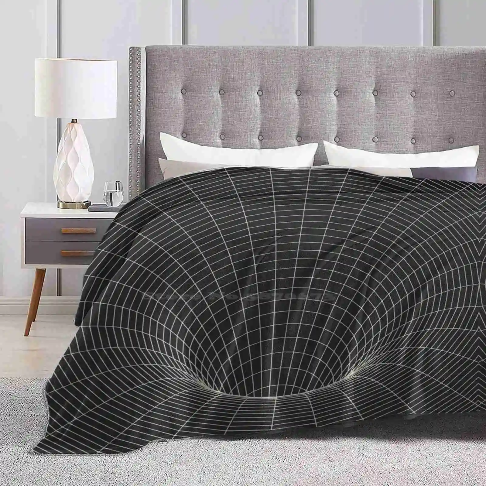 Event Horizon Soft Warm Light Thin Blanket Wormhole Sci Fi Space Black Hole Astronomy Science Singularity Graviton Waves Bridge