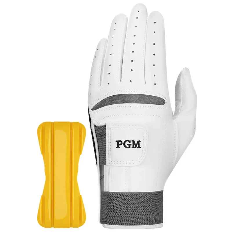 قفاز جولف PGM للرجال لليد اليسرى من جلد الغنم الأصلي مضاد للانزلاق وجيد التهوية #5