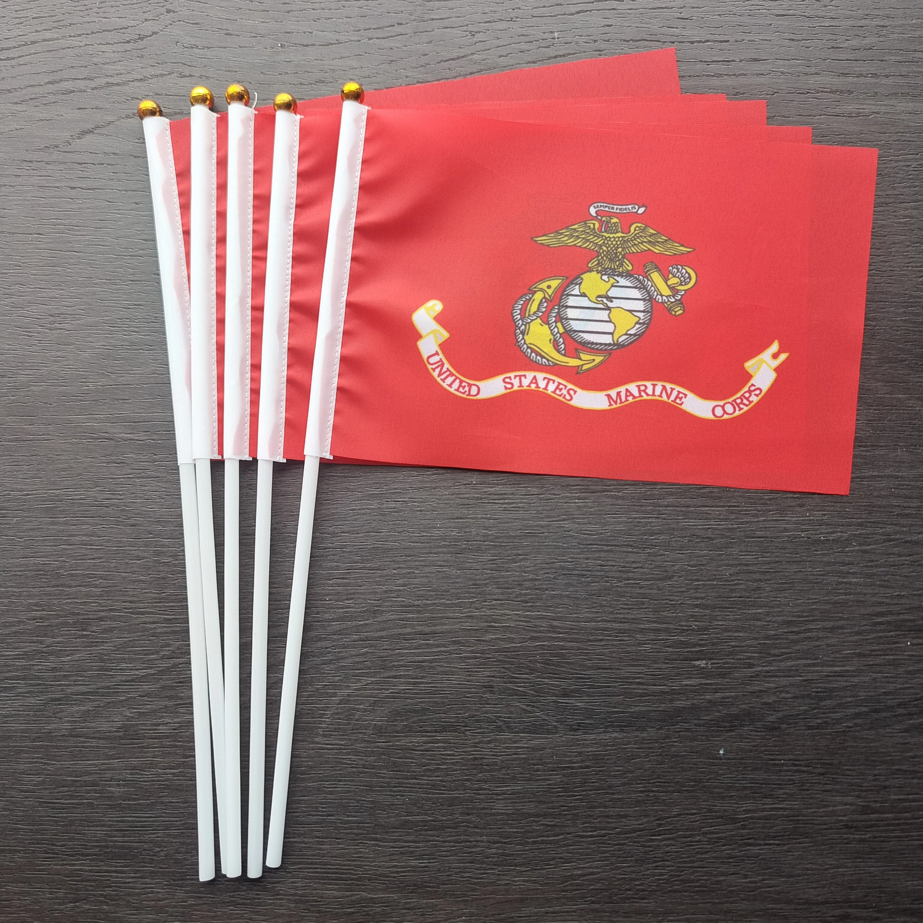 3x5ft American Flag Of The Marine Corps 30*45cm Car Flag 60*90cm 90*150cm 200*300cm 14*21cm Table Desk Flag  For Office Decor