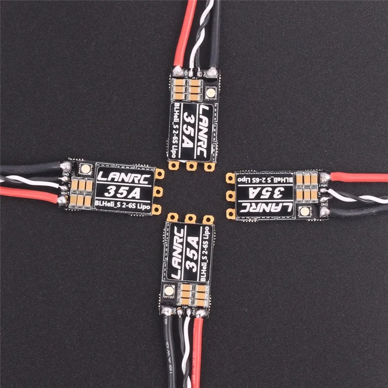 بيع الصيف Blheli S 2-6S Lipo 45A بدون فرش ESC مدمج قابل للبرمجة RGB LED D-Shot 150/300/600 ONESHOT125 لطائرة RC FPV Drone Ac