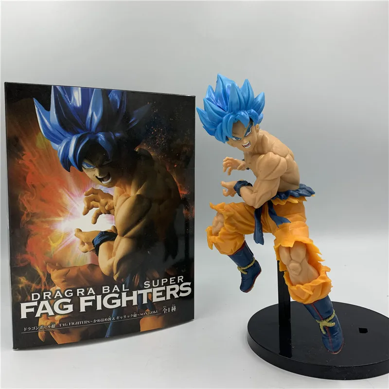 Anime Dragon Ball Z Figure Goku Vegeta Super Saiyan Dark Blue PVC Action Figure DBZ Goku Battle Broly Vegeta Frieza Model Toy