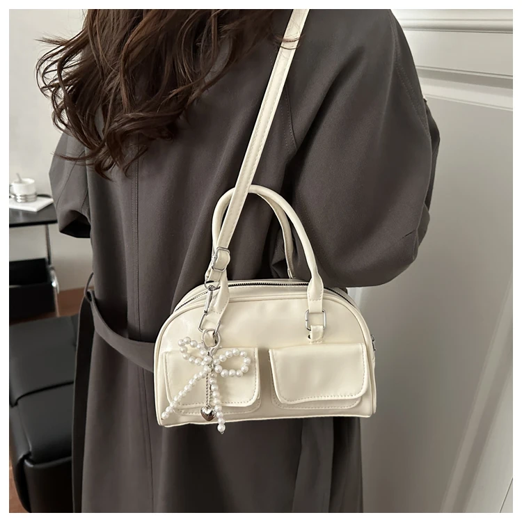 Bolso de Gran Capacidad para Viajes, Nuevo Estilo Invierno 2025, Bolso de Hombro/Axilar, Alto Valor Estético, Bolso Boston/Bo...