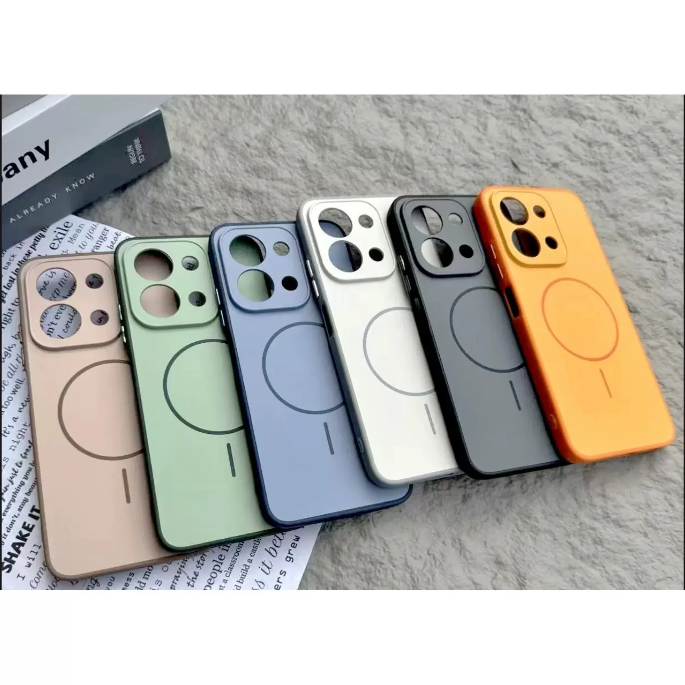Luxuriöse Original-Silikon-PC-Hülle für OPPO A6 Pro Cover OPPO A6 Pro Fundas Skin Feel Kamera-Schutz Handyhülle OPPO A6 Pro