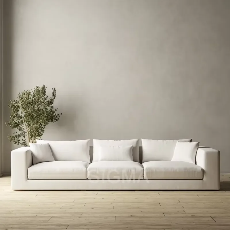 White Cloud Sofa Fabric Soft Modern Sofa Living Room Furniture Home Furniture Sofa