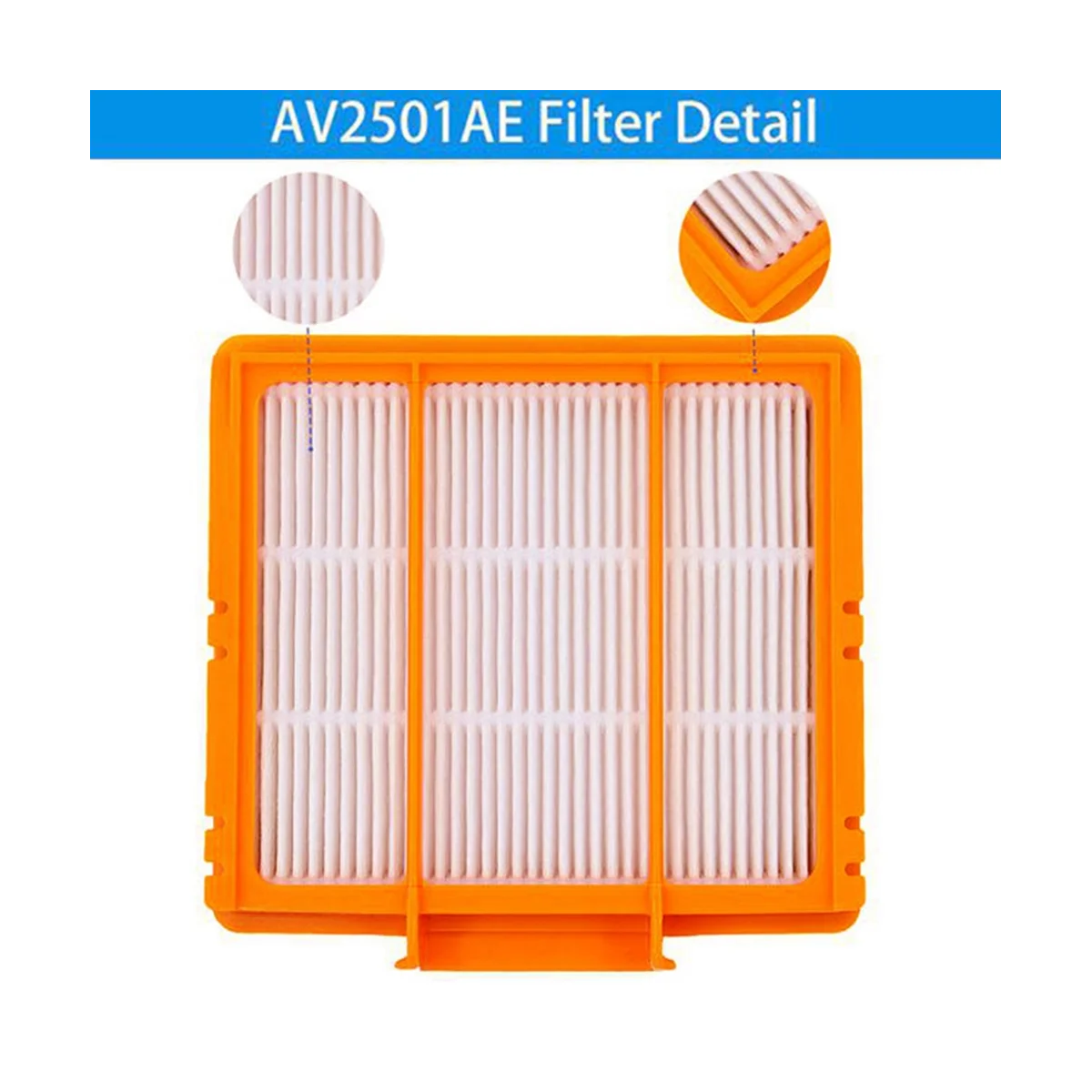 مرشح الأساسية لكنس روبوت ، اكسسوارات الأنابيب الرئيسية ، AV2501AE ، AV2502AE ، 6 قطعة