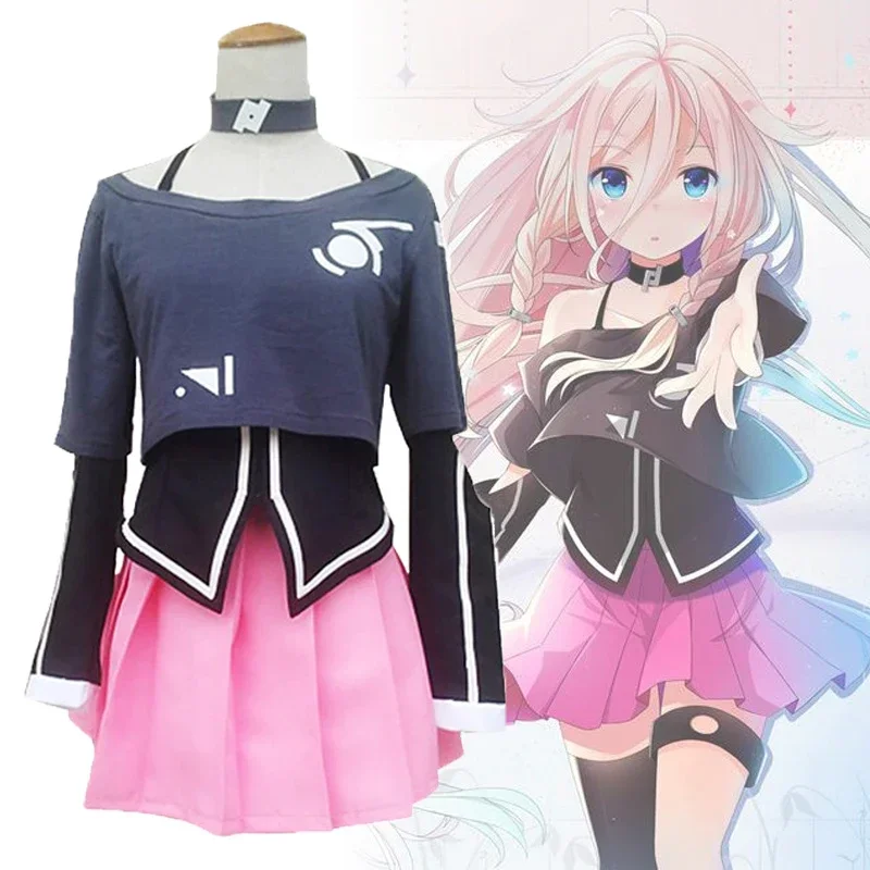 

Виртуальный певец, карнавальный костюм, маленький ангел, топ, юбка, костюм, одежда в стиле аниме, карнавальные костюмы для вечеринок, полный комплект, Рофтан, MN12