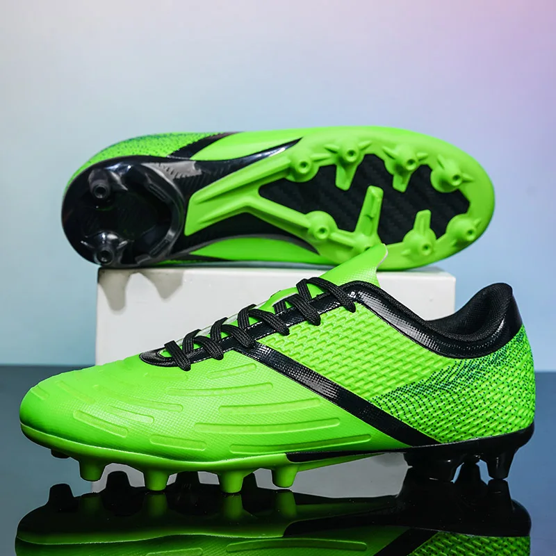 Slim Outline Men Soccer Training Shoes Breathable Tidy Appearance Outdoor Sports Running Sneakers