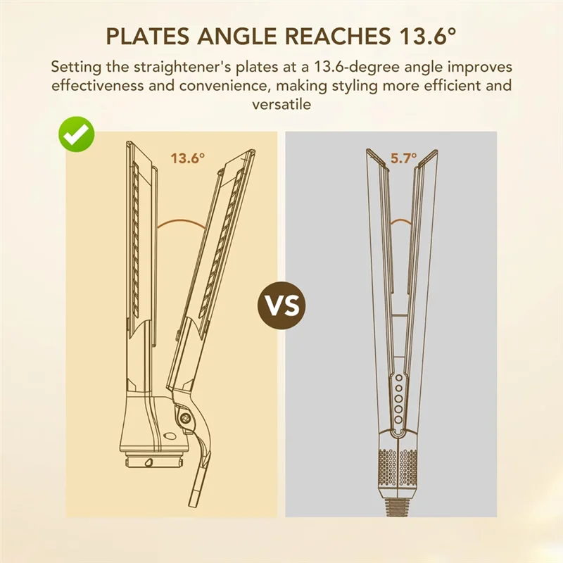 【متصلة】لـ Dyson Airwrap Styler HS01 HS05 HS08 فرشاة مستديرة متوافقة ومجموعة مرفقات تدفق الهواء لتجعيد الشعر للشعر الناعم