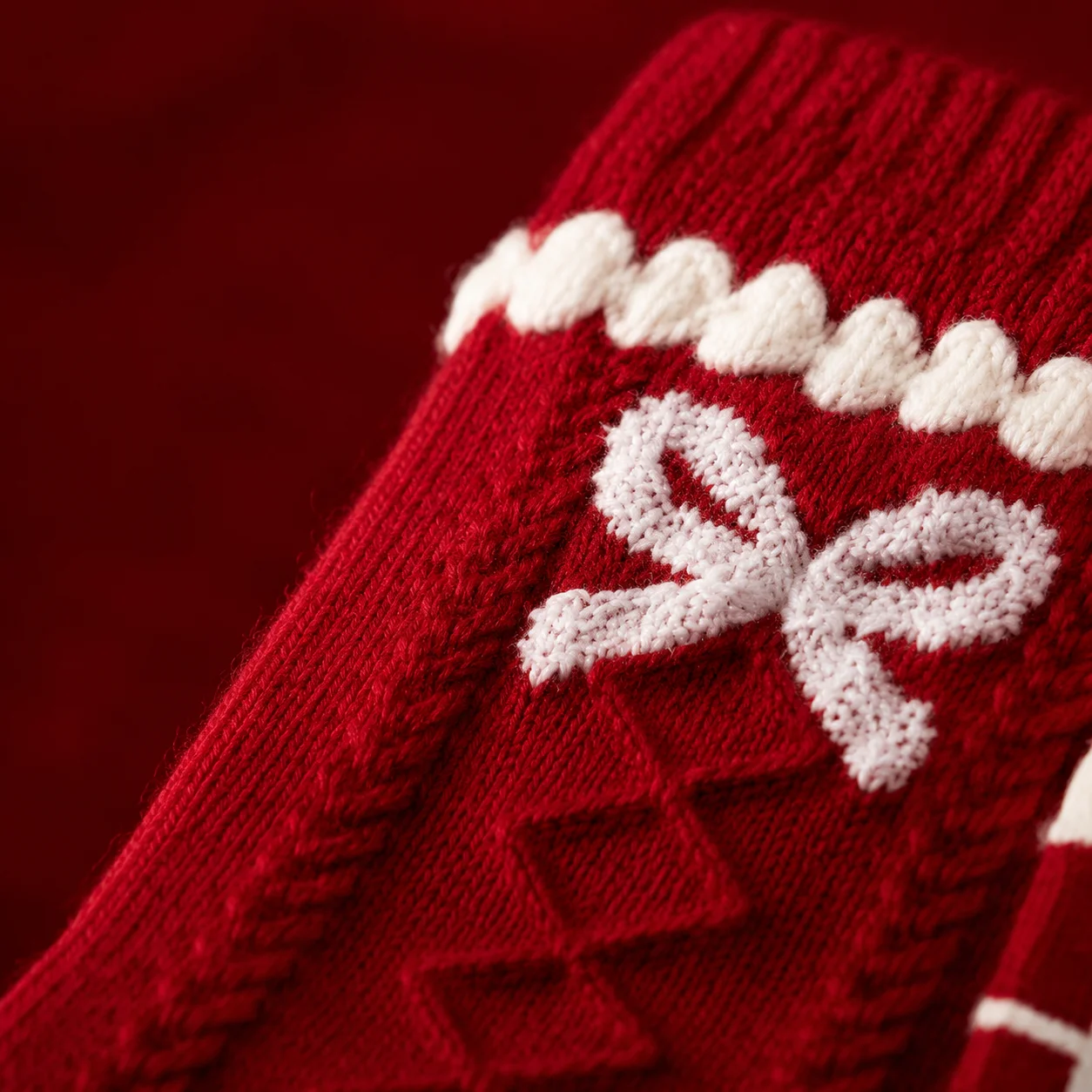 5Pairs Girls Children Mid‑Calf Socks Red‑White Bow Plaid Heart Cartoon Flat Socks All Season Breathable Toddler Kids Crew Socks