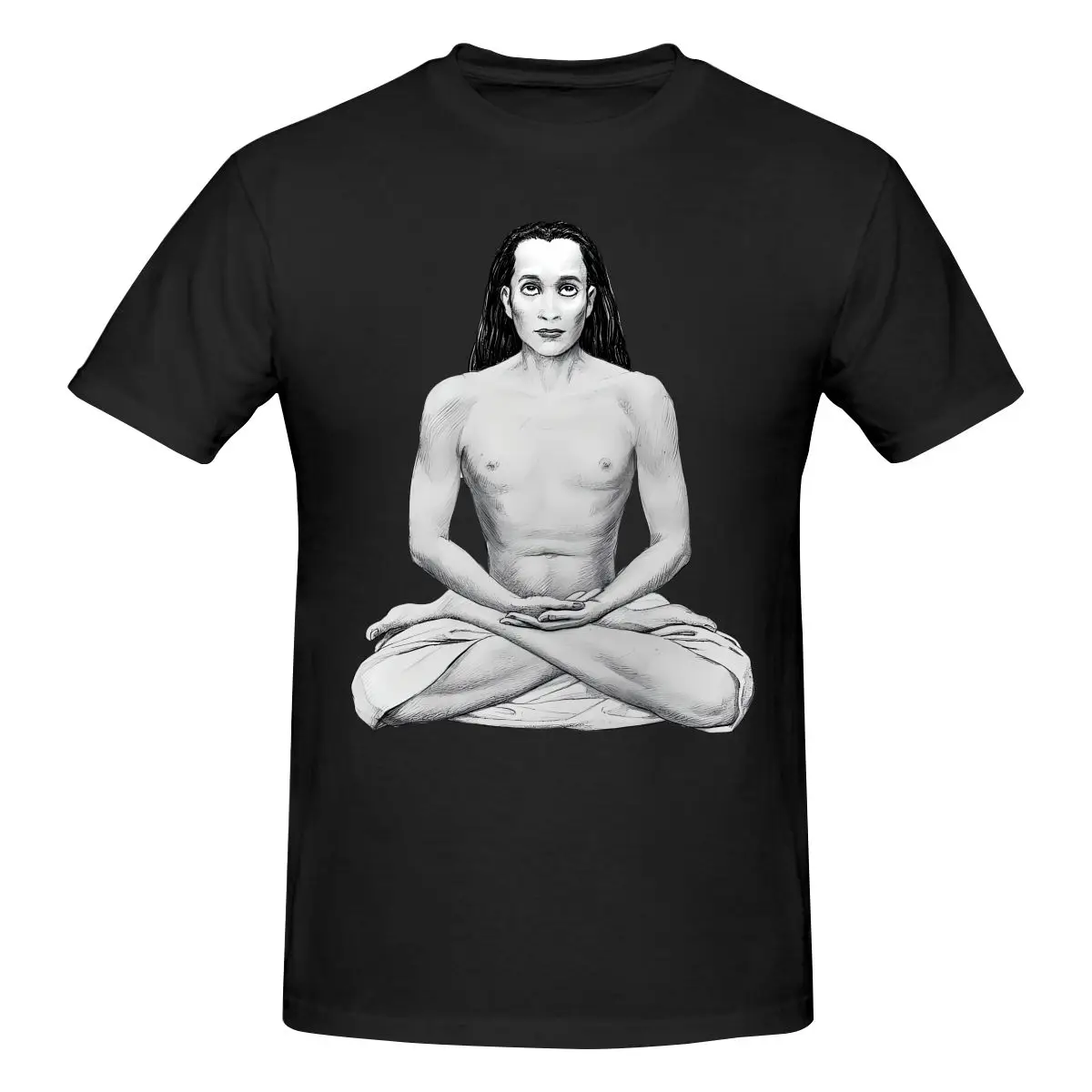 

Мужская футболка с принтом Funny Mahavatar Babaji, футболка унисекс, простая