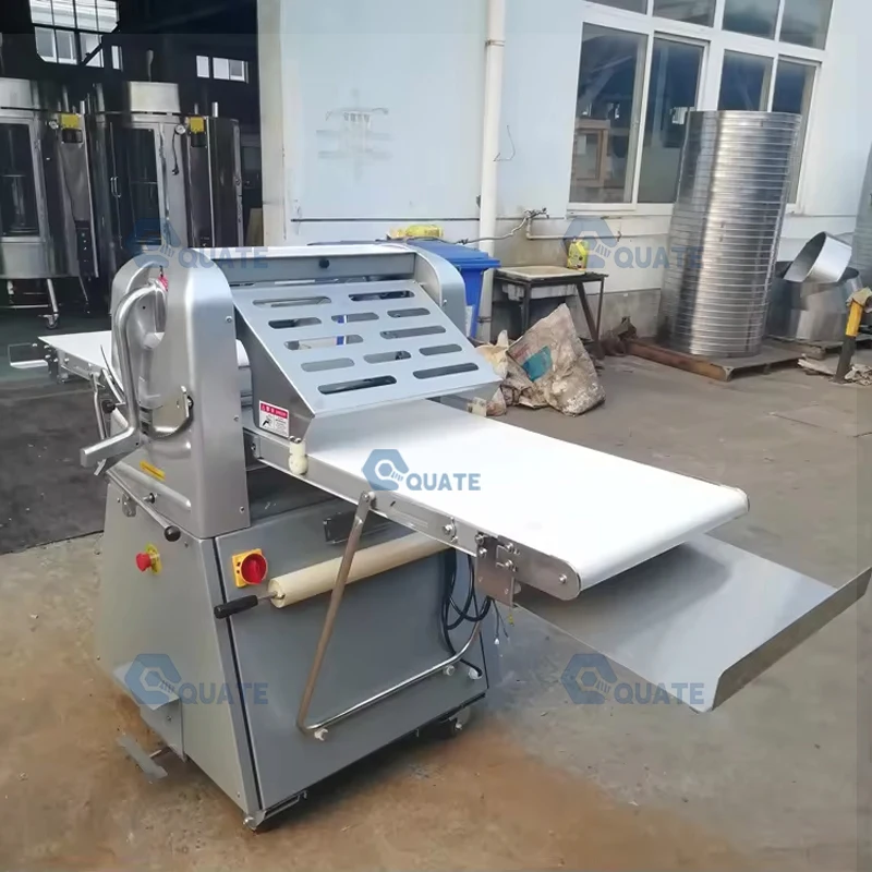 Dough Sheeter With Cutting Station Bakery Electric Dumpling Croissant Noodle And Puff Pastry Sheeter Machine