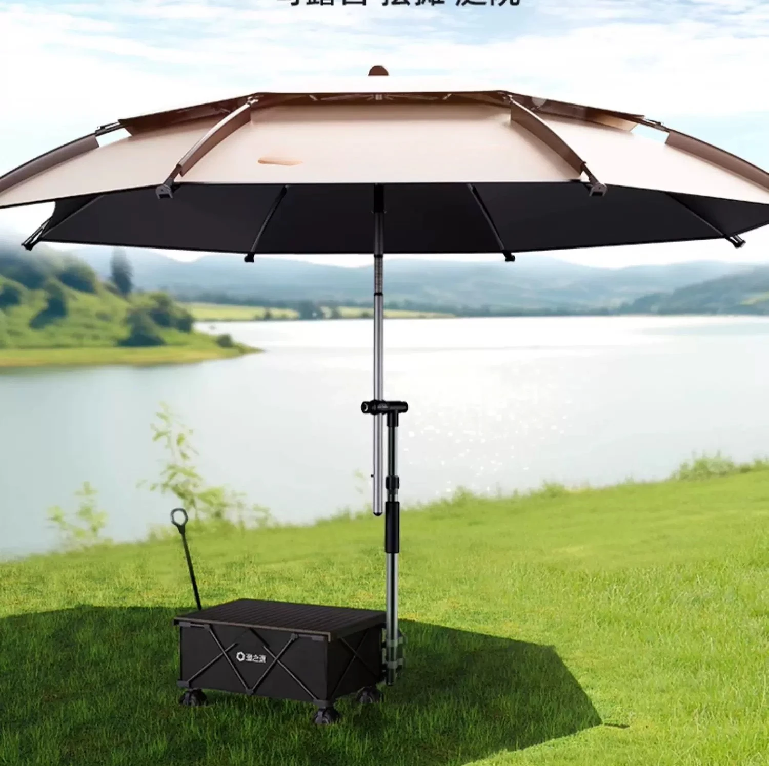 Yuzhiyuan Fishing Umbrella New Parasol Outdoor Camping Umbrella Portable Vinyl Sunscreen Camper Special Umbrella
