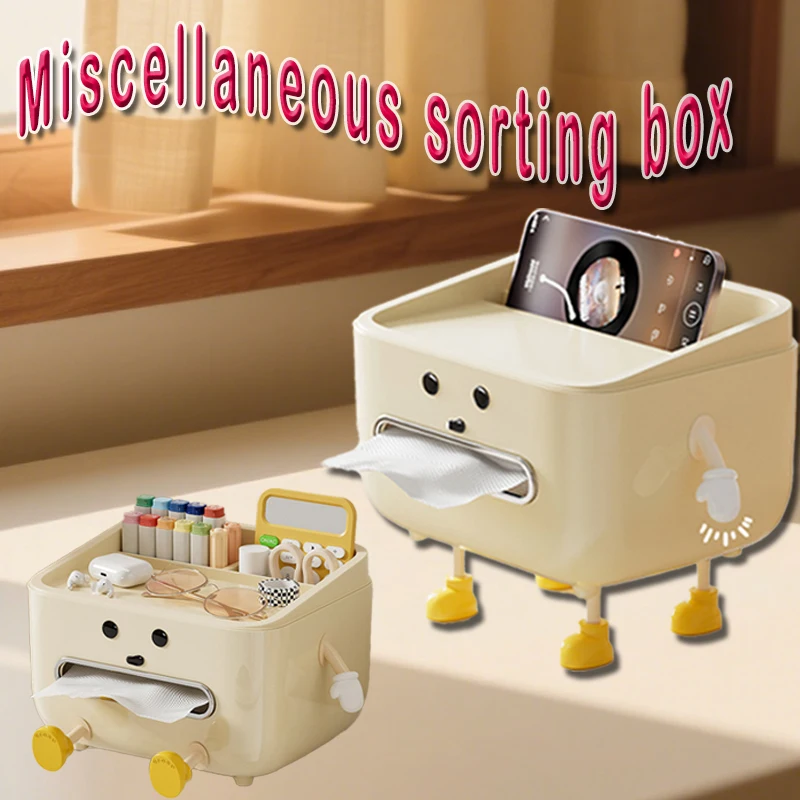Desktop Storage Box Wohnzimmer Fernbedienung Verschiedenes Organisation Box Büro Schlafsaal Schreibwaren Fach Hause Supplie