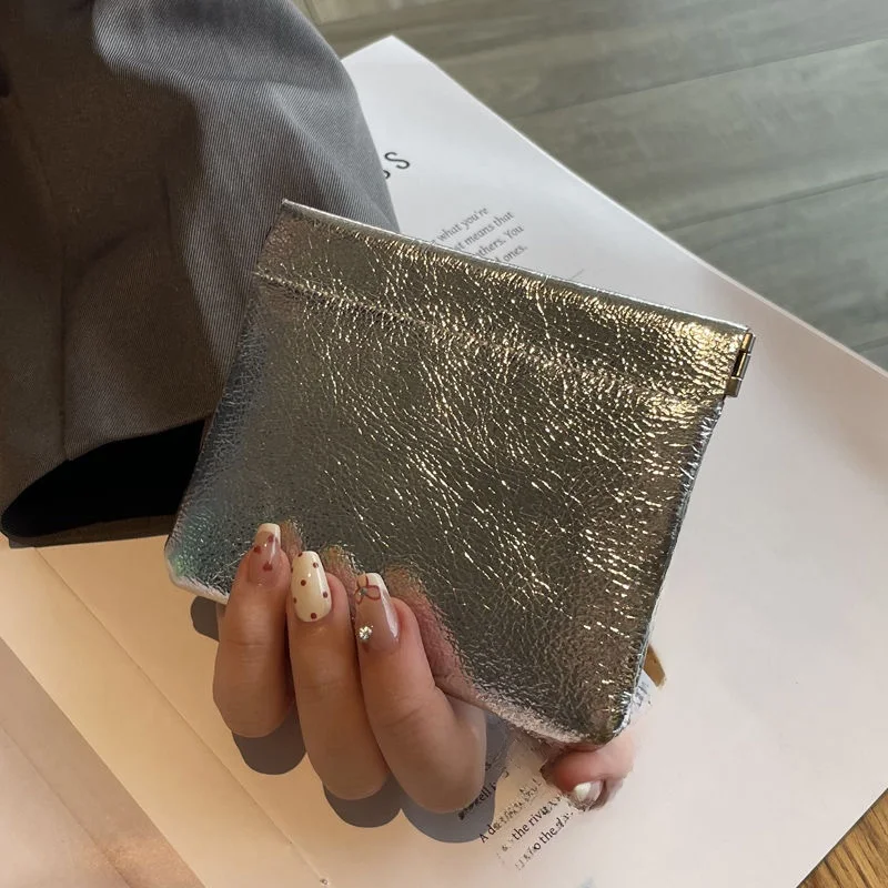 

Новая модная женская монетница из натуральной кожи 2026 года с узором «Бурст», тонкий и мягкий картхолдер из высококачественной воловьей кожи