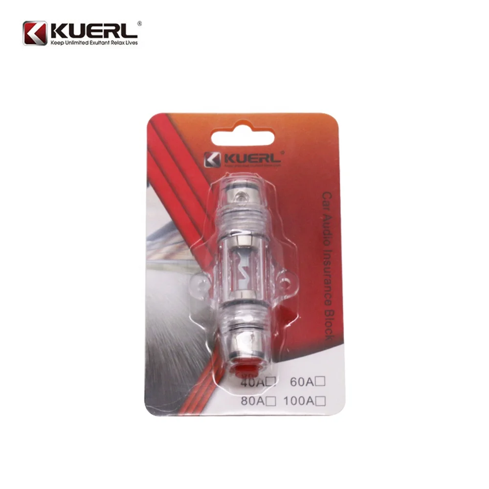 Hot Selling Zinc Alloy 60A Fuse Holder Waterpoof Car Audio AGU Fuse Holder